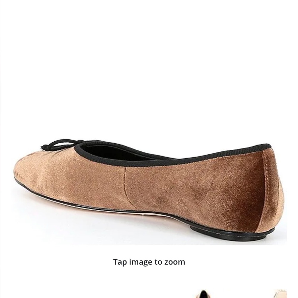 Antonio Melani x Courtney Grow James Velvet Bow Ballet Flats - Picture 5 of 13